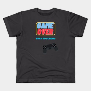 game over back to school Kids T-Shirt